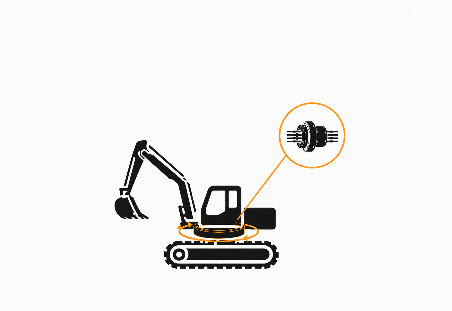 Excavator Slip Rings